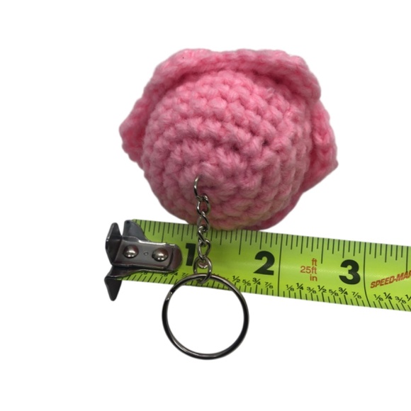 Strawberry Ice Cream with Pink Camo Cone Keychain - Picture 8 of 11